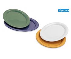 Chieppa S.P.A 206727 Speiseteller Carlisle Ov.34X27 Weiß, Mix