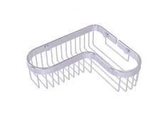 Allied Brass BSK-250LA-SCH Ecktoiletry Duschkorb, Satin Chrom