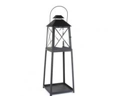 Mica decorations 132117 Laterne Ampere Fuà Porto, 28 x 28 x 79 cm, schwarz