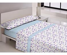 Gale Hayman Style Libela Albarracín Bettwäsche Winter, Polyester, Blau, 205 x 135 x 3 cm