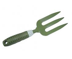Home Fleischgabel mit Rutschfester Griff, Metall, Grün