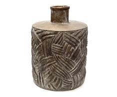 Sagebrook Home Bodenvase, Cement, 10.5 x 10.5 x 15