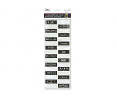 Craft Décor Kreidetafel Aufbewahrung Label Aufkleber, 11,4 x 30,5 cm