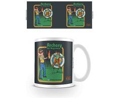 Steven Rhodes MG25683 Kaffeebecher aus Keramik, 11 oz/315 ml, Archery for Beginners