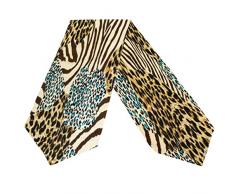 wozo Custom Animal Tiger Zebra Print Tischläufer Tisch-Sets Dekoration Küche Rechteck Tischläufer für Home Kaffee Esstisch, Polyester, mehrfarbig, 13x 90