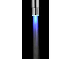 COTW Bhut Jolokia Wasser Glow LED ABS Wasserhahn Wasserhahn Single Farbe Rot Grün Blau Wahl Wasser Energiesparend LED Wasserhahn Tap-Blue