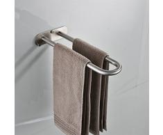 WINCASE Massiv Edelstahl Moderne Handtuch Bar Handtuchhalter, Nickel Gebürstet für Bad Küche, Wand montiert Installation