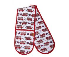 Milly Green Doppelter Ofenhandschuh London Bus, Einheitsgröße, Mehrfarbig