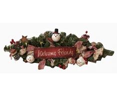 Your Hearts Delight Your Welcome Friends Lichterkette, Schneestaub, Mehrfarbig