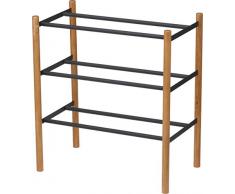 YAMAZAKI Schuhregal, Stahl, Schwarz, One Size