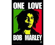 ICC Bob Marley Poster 76,2 x 101,6 cm Mandala Hippie Tapisserie, Hippie-Mandala Bohemian Wandteppiche Wandteppich für Ethnic Dekorative indischen Wohnheim Dekor, Psychedelic, baumwolle, Bob Marley One Love, poster 30x40 inches