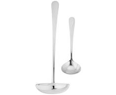 Gerlach Celestia G01-004AP-ZELW-02PU-S1S1-01 Schöpflöffel Set, 2-teilig, 18/10 Steel