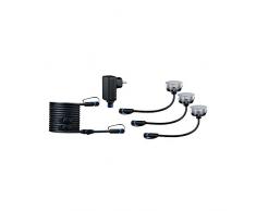 Paulmann 936.93 Outdoor Plug & Shine Floor Eco 3er-Basisset 4000K 3x1W 24V Silber 93693 Bodeneinbauleuchte LED Aussenleuchten