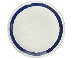 Abbott Collection 27-Riviera/ckpl Streifen Rand Tortenplatte