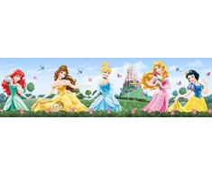 AG Design - Selbstklebende Bordüre - Disney Prinzessinnen - Kinderzimmer Bordüre - Wandbordüre - 0,14 x 5 m - WBD 8072