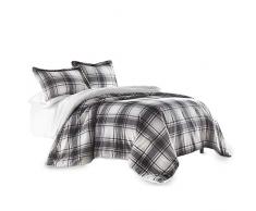 American Outdoorsman C1811099-SYQ-MONA Schmusetuch Set, Queen, grau