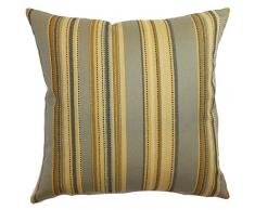 Die Kopfkissen Collection p18flat-mvt-1014-p65s35 Stiefmütterchen Stripes Überwurf, 45,7 x 45,7 cm