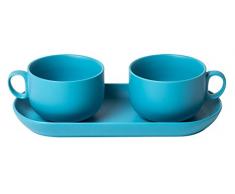 Bitossi Home Espressotasse mit Tablett 3 TLG. Set Bis