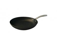 GSW 716475 Bratpfanne Robusta 28cm, Gusseisen, Edelstahl rostfrei, schwarz