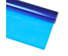 Hygloss Cellophan Geschenkpapier Rolle, blau, 40 x 100