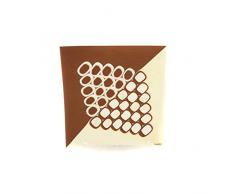 Linzer Glasmanufaktur Glasteller, Glas, Braun/Vanille, mittel