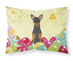 Ostereier Manchester Terrier Stoff Standard Kissenbezug