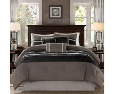 Madison Park Palmer Schmusetuch 7-teilig Full schwarz