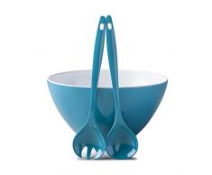 Zeal g217aset Salatschüssel und Server Set, aqua