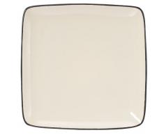 Cuisinart cdst1-dpw Melle (Collection Offene Lager Quadratischer Speiseteller aus Steingut, 26,7 cm, cremefarben