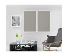 Soleil docre Noemie Scheibengardine, Voile, Polyester, Ecru, 60 x 120 cm