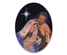 Flexibler Weihnachts-Magnet, Motiv Heilige Familie, 7,6 cm