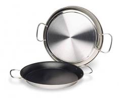 Lacor 60232 Paellapfanne, Edelstahl 18/10 Antihaft32