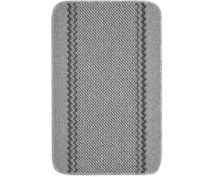 Dandy Kilkis Fußmatte, waschbar, Polypropylen, silberfarben, 80 x 50 cm