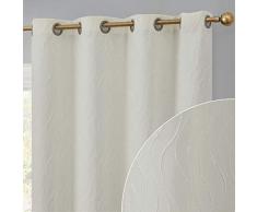 HLC. ME Camden 100% Blackout Thermo Fenster Vorhang Tülle Panels – Energie Effizient, völliger Dunkelheit, Lärm reduziert – Ideal für Wohn-& Schlafzimmer – Set von 2 50 x 96 / Pair Marine Blue / Navy Blue