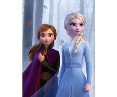 Komar Disney Wandbild Frozen Sisters in The Wood | Kinderzimmer, Babyzimmer, Dekoration, Kunstdruck | ohne Rahmen | WB072-30x40 | Größe: 30 x 40 cm (Breite x Höhe)