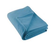 DII Fleecedecke Full/Queen Copen Blue