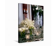 Premium Textil-Leinwand 50 x 75 cm Hoch-Format Brautstrauß | Wandbild, HD-Bild auf Keilrahmen, Fertigbild auf hochwertigem Vlies, Leinwanddruck von Bombaert Patrick