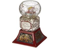 Up Words by Pavilion Teelichthalter, inklusive Teelichtkerze Purpurrot