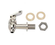 Buddeez Inc 28302SLV Getränkespender Wasserhahn, silberfarben, 2 Stück