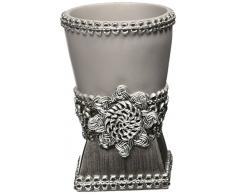 Avanti Linens 11166 Agte geflochten Medaillon Tumbler, mittel, Granit