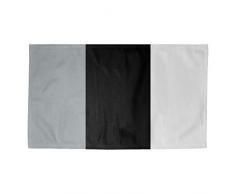 ArtVerse NFS Las Vegas Fußball Stripes Dobby Teppich, 2,13 x 1,52 m, Schwarz