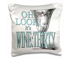 3dRose PC 178453 _ 1 Florida Alligator Kopf in Wasser Kissen Fall, 40,6 x 40,6 cm