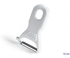 Home Kopfbügel Sparschäler, Edelstahl, Weiß, 7 x 2 x 23 cm