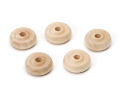 Darice 9119-57 Big Value unlackiertes Holzspielzeug, Rad, Natur, 2,5 cm