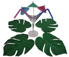 Playscene Tropische Kunstpflanze Blätter, 20,3 cm, Hawaiianisches Luau-Party, Dschungelstrand, Dekoration für Geburtstage, Abschlussball, Events Giant