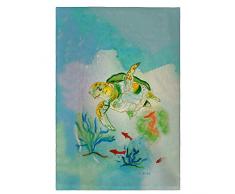 Betsy Drake GT098 Betsys Sea Turtle Gästetuch