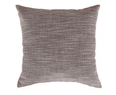 Deconovo Wurfkissenbezüge Baumwolle Kissenbezüge für Stuhl 18x18 Inch Braun-4pcs