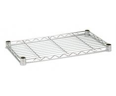Honey can do Stahl Draht Regal für Urban Regal Einheiten, Chrome, 14 x 24 (250lbs)