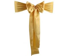 DriewWedding 12 270 x 14.3 cm Satin Hochzeit Stuhl Bands Schärpen Empfang Banquet Party Dekoration Events Supplies