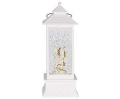 Aufora Angel Schneekugel, Weiß, 22